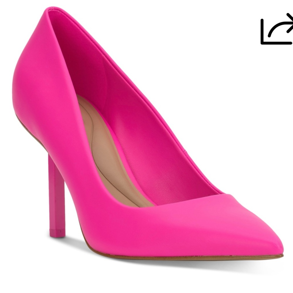 INC International Concepts Bright Pink Pointed-Toe Stiletto Pumps